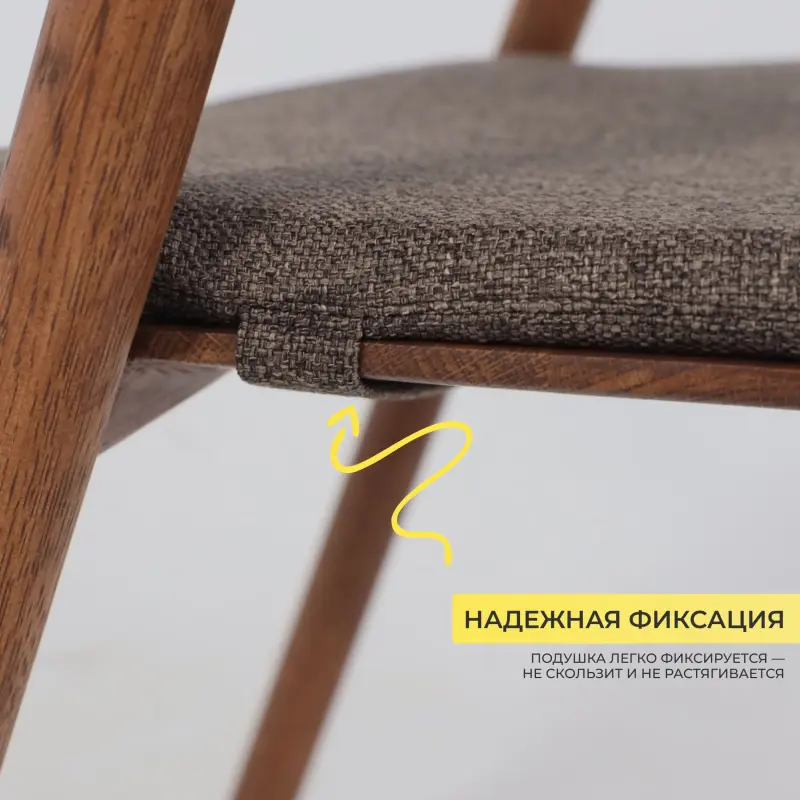 Подушка декоративная МИЛИНА, шоколадная рогожка Jazz5, 40,6*45_preview_6