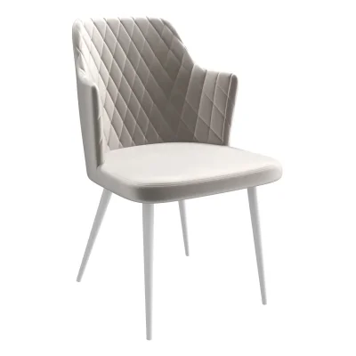 Стул FREDDY, d08 PLATINUM LUX\белый фотография