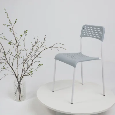 Стул JOY, серый/белый, ECONOM_5