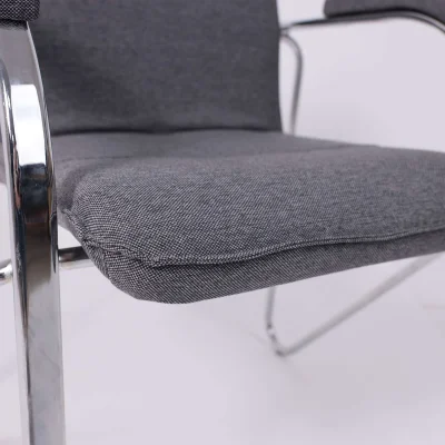 Кресло SAMBA AKS-1, Leto 68 темно-серая ткань, мягкие подлокотники_9