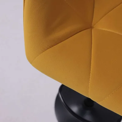 Кресло барное BERLIN GB, Velutto 56 горчичный велюр/черный_17