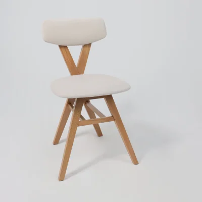 Стул ТВИСТ, кремовый велюр Maxx 100/светлый дуб_13