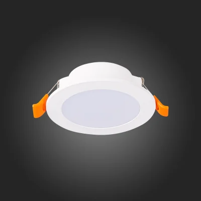 Св-к встр. Белый LED 1*6W 4000K 480Lm Ra80 110° IP20 D90xH30 220-240V Встраиваемые светильники_5