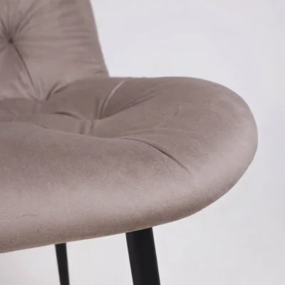 Стул AV 435, светло-коричневый бархат H-61/черный_6