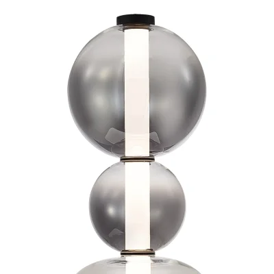 Прикроватная лампа ST-Luce Черный/Дымчато-Серый LED 1*18W 3000K PERLINA_4