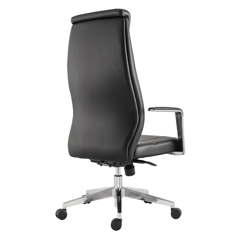 Кресло офисное BRABIX PREMIUM, Jazz EX-757, синхромеханизм, аллюминий, черная экокожа_preview_4