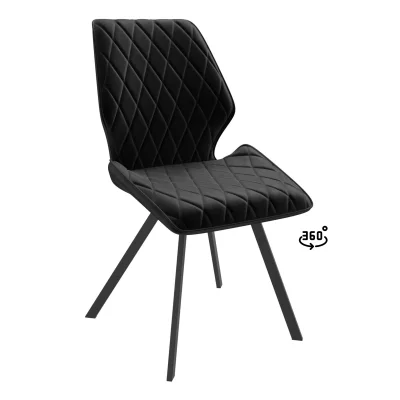 Стул Rafael-R 360, d24 BLACK LUX\черный фотография