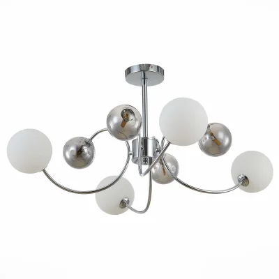 Светильник потолочный Хром/Белый, Дымчатый G9 LED 8*5W FORMAE_4