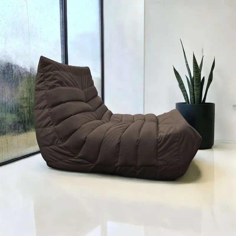 Бескаркасное кресло Француз SLIM BeanBag 70*35 / микровелюр, Шоколад_preview_2