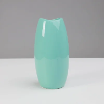 Ваза керамическая GHOST, голубой, 12,5*12,5*23,5см_3