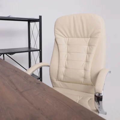 Кресло рабочее, поворотное RICHARD, кремовый_26