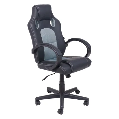 Кресло рабочее, поворотное FAN, тёмно-серый фотография