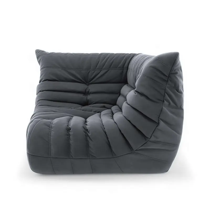 Бескаркасное кресло-угол Француз BeanBag 108*45 / микровелюр, Шторм_preview_2