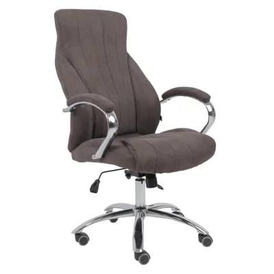 Кресло поворотное MASTIF, ткань/темно-коричневый фотография