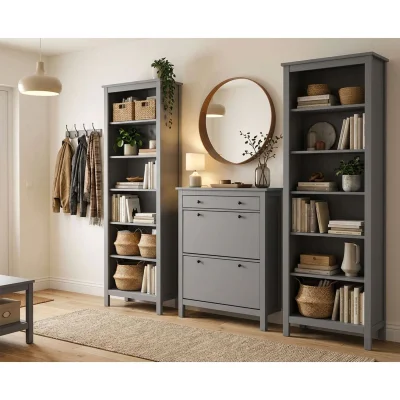 Прихожая Сага, серый. Комплект №3_3