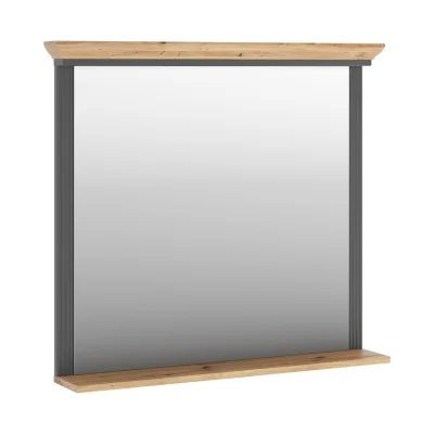 Н.м. "JASMIN" зеркало LUS/90, к.Графит+Дуб артизан_2