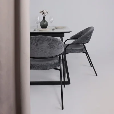 Кресло AV 350, антрацитовый шенилл Римини 14/черный_3