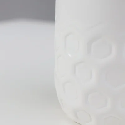 Ваза керамическая MONK, белый, 9,5*9,5*21см_4