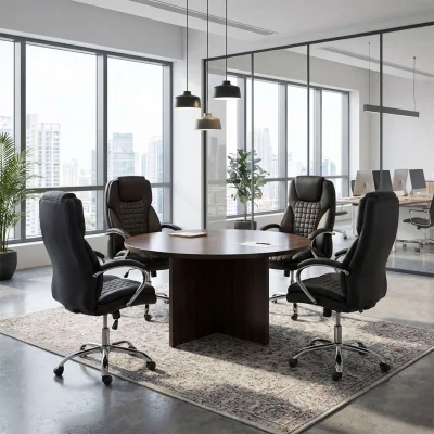 Кресло поворотное PARADIS, ECO, черный_3