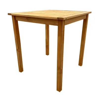 Стол стационарный 70*70см DYATEL, сосна (цвет дуб) фотография