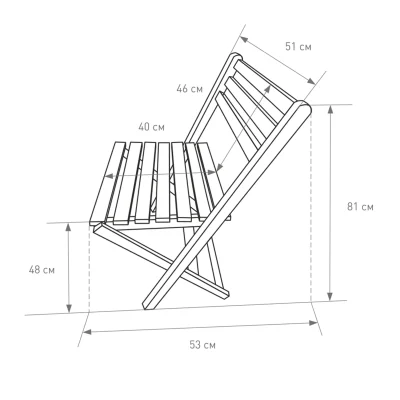 Стул раскладной 810*540*530 DYATEL (цвет дуб)_6