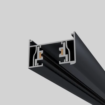 Шинопровод однофазный накладной  ST-Luce Черный Длина 2 000мм BASE_5