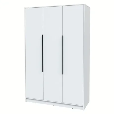 Шкаф КОНЦЕПТ КТ-Ш3, к.Белый/ф.Белый  (В2128хШ1360хГ547мм) фотография