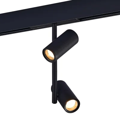 Магнитный трековый светильник Черный LED 1*16W 4000K 1 200Lm Ra>90 36° IP20 D45xH240 48 SKYLINE 48_3