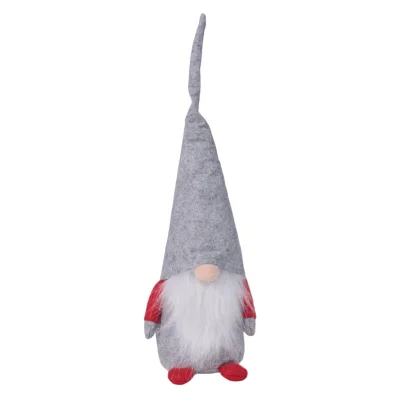 Интерьерное украшение "Гном", 40см, серый (RY-127) фотография