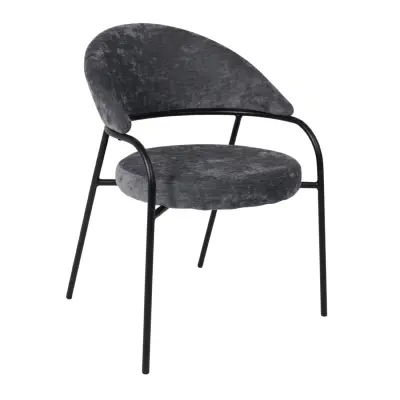 Кресло AV 350, антрацитовый шенилл Римини 14/черный фотография