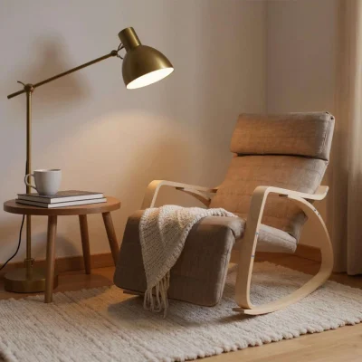 Кресло-качалка SMART, ткань, бежевый 864-9_4