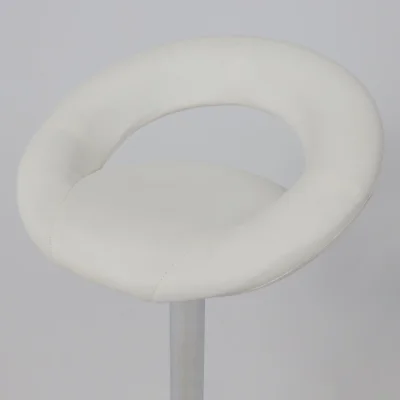 Кресло ROSA, экокожа белый/хром_7