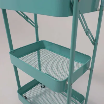 Этажерка NIKA, голубая (бирюзовый)_9