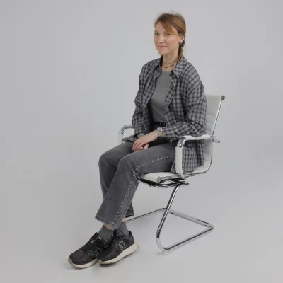 Кресло рабочее MARIANI, экокожа, белый_2