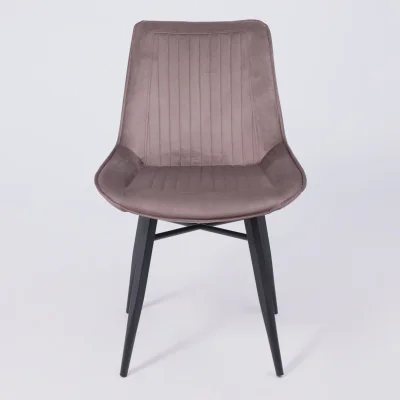 Стул Devis, бежевый велюр Bluvel 38/черный_5