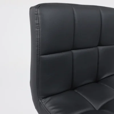 Стул барный LOGOS, экокожа, черный/черный_10