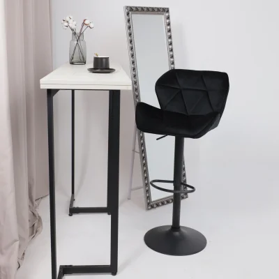 Кресло барное BERLIN GB, Seven 35 черный велюр/черный_4