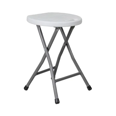 Табурет складной 33*30*45, белый фотография