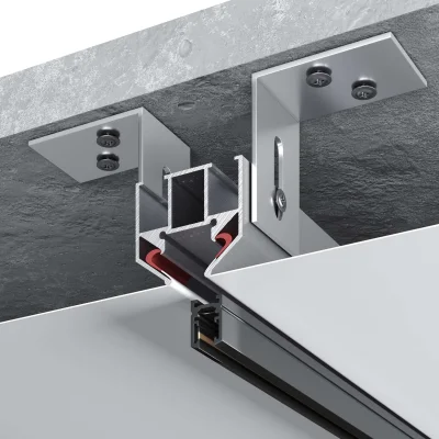 Профиль для шинопровода SUPER5 под натяжной потолок ST-Luce Алюминий Длина 2 000мм SUPER5_5