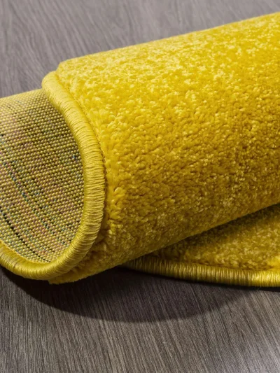 Ковер SMILE NC16 - YELLOW - Круг 1 на 1_3