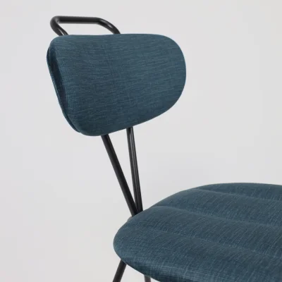 Стул TORI, темно-бирюзовый велюр VOSS 86/черный_17