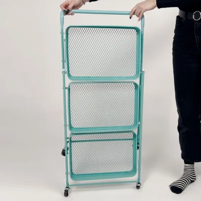 Этажерка NIKA, голубая (бирюзовый)_18