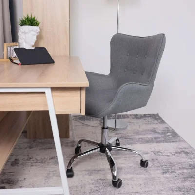 Кресло поворотное BELLA, ткань/серый_14