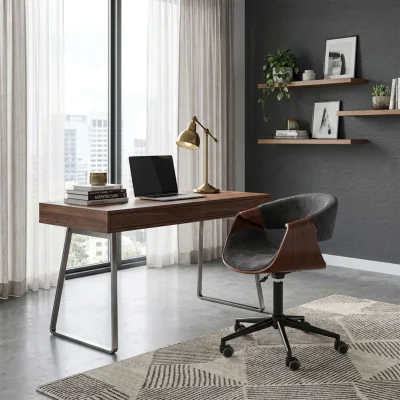 Кресло барное ANGARA, велюр, темно-серый Fabb 16/черный_2