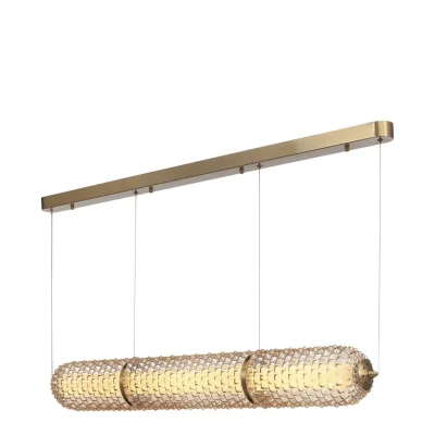 Светильник подвесной ST-Luce латунь/Шампань LED 1*37W 4000K SAGUARO_3