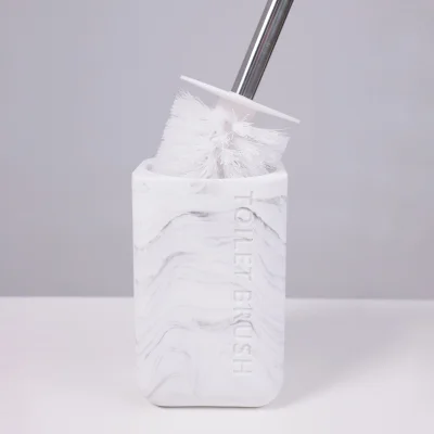 Ершик для унитаза NOVA, белый мрамор_3