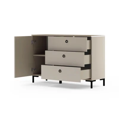 Н.м. "DOMENICA" тумба KOM1D3S, к.Глиняный серый+Дуб сильвержек ореховый/Глиняный серый_3