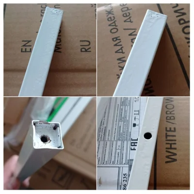 Стойка для одежды CAPELLA, (белый/коричневый), ECONOM_9