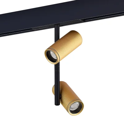 Магнитный трековый светильник Золотистый LED 1*16W 4000K 1 250Lm Ra>90 36° IP20 D45xH24 SKYLINE 48_4