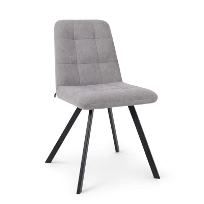 Стул ROMMY, b22 GREY LUX\черный фотография